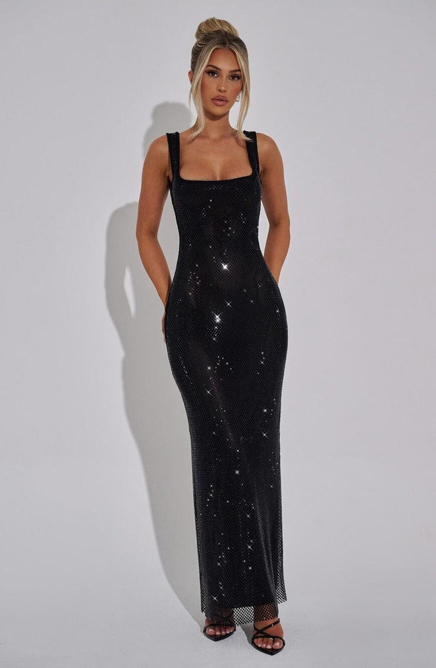 BABYBOO Fashion Petra Square Neck Sleeveless Maxi Dress - S